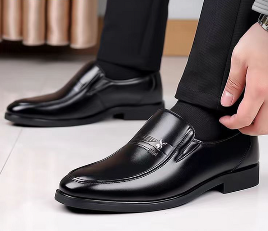 [100% piel de vaca] Zapatos de suela blanda para hombre