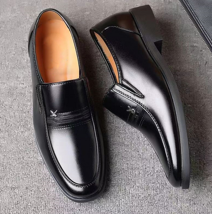 [100% piel de vaca] Zapatos de suela blanda para hombre
