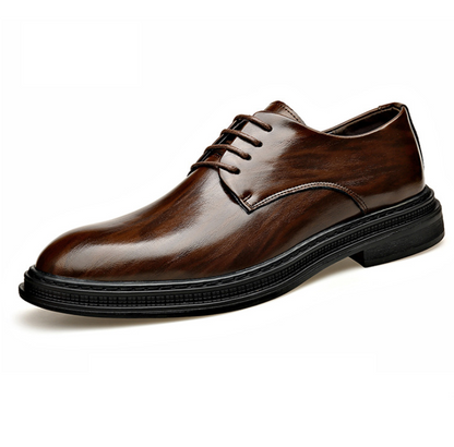 Zapatos de cuero formales para negocios para hombre