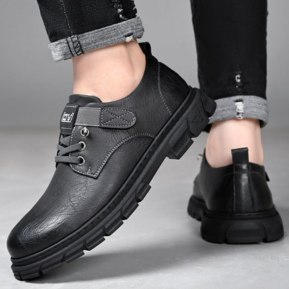 Zapatos de cuero genuino de vaca para hombre