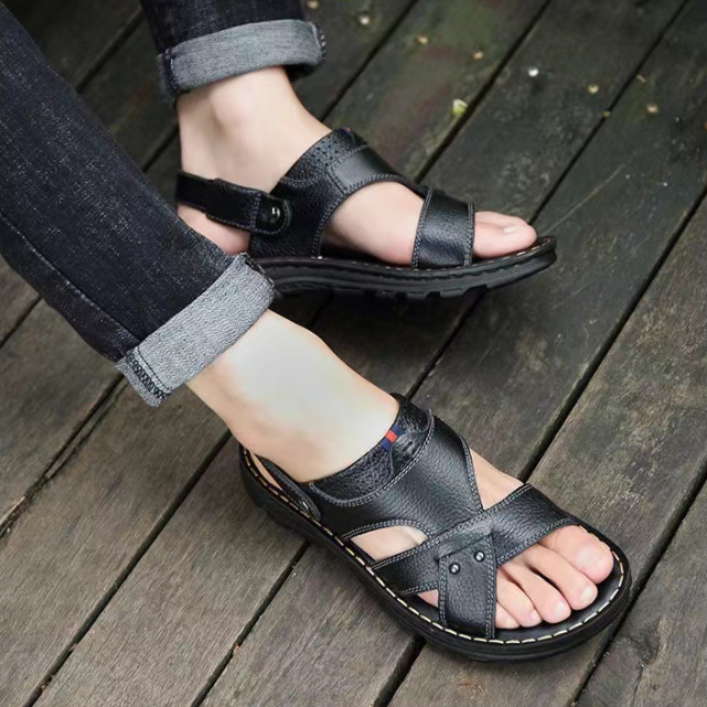 Sandalias y pantuflas de doble uso para hombre