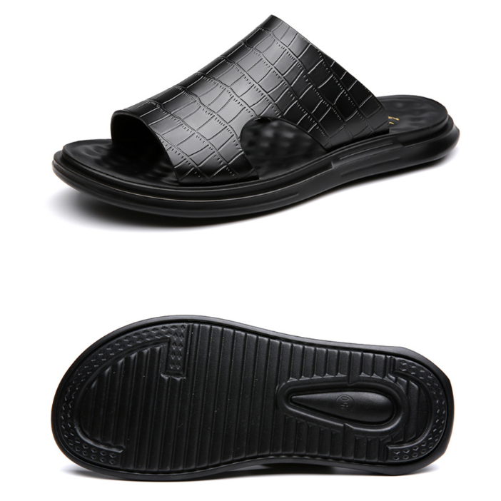 Pantuflas texturizadas para hombre