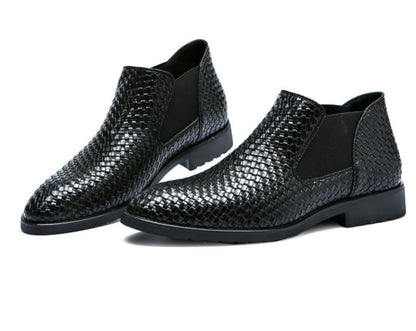 🎉40% de descuento🎉 Chelsea de cuero para hombre