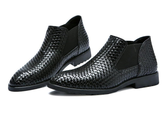🎉40% de descuento🎉 Chelsea de cuero para hombre