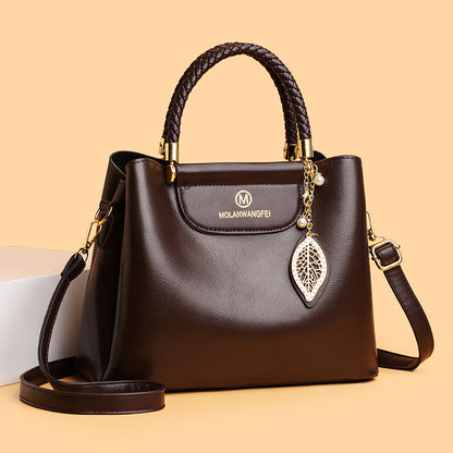Bolso de mano de lujo discreto nuevo 2026, bolso de hombro de gran capacidad