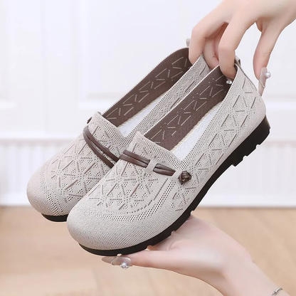 Zapatos casuales tejidos voladores de nuevo estilo de primavera para mujeres