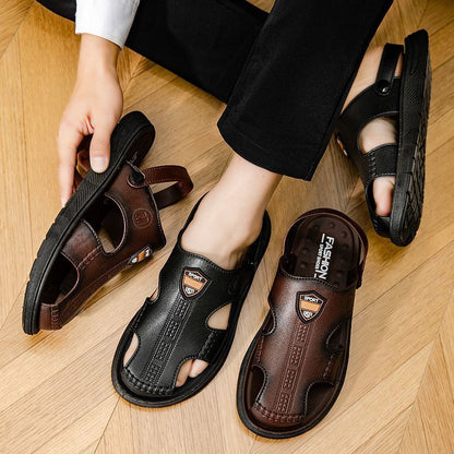 Sandalias para hombre transpirables, antideslizantes y con suela blanda.